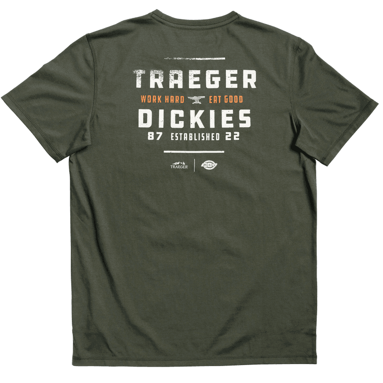 Traeger x Dickies Ultimate Grilling T-Shirt - Moss